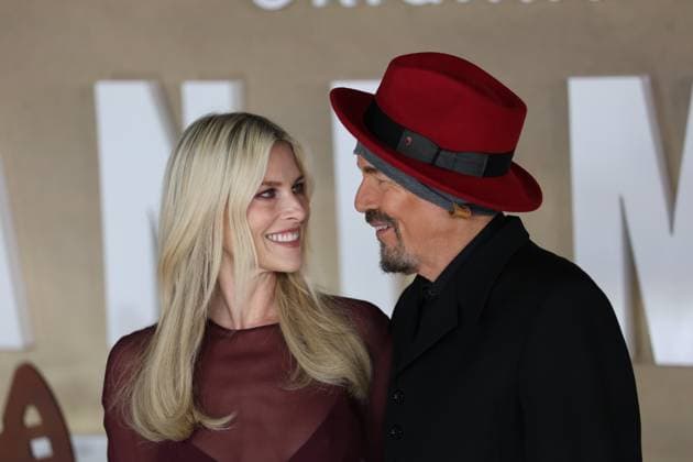 . 16 11 2025. London, United Kingdom. Ali Larter and Billy Bob Thornton arriving at the Landman Season 2 premiere in London.  xStephenxLockx xi-Imagesx IIM-26381-0010