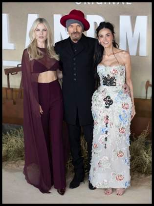 . 16 11 2025. London, United Kingdom. Ali Larter, Billy Bob Thornton and Demi Moore at the Landman Season 2 premiere in London.  xStephenxLockx xi-Imagesx IIM-26381-0045