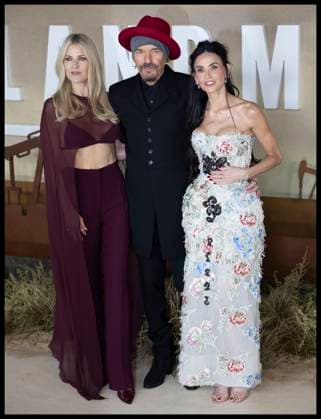 . 16 11 2025. London, United Kingdom. Ali Larter, Billy Bob Thornton and Demi Moore at the Landman Season 2 premiere in London.  xStephenxLockx xi-Imagesx IIM-26381-0048