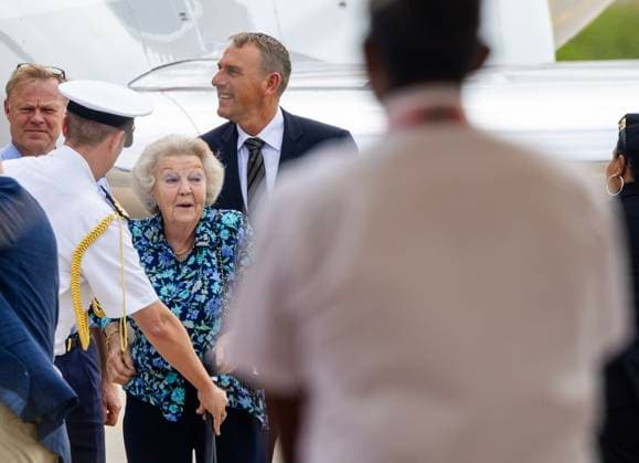 16-11-2025 Bonaire Princess Beatrix arrived at the Bonaire Flamingo International Airport for her 2 day visit to the island of Bonaire. Â  Copyright: xPPEx