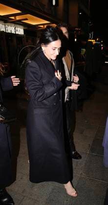 Landman Season Two UK premiere, Cineworld Leicester Square, London, UK, 16 November 2025. Demi Moore leaves the UK premiere of Landman Season Two, Cineworld Leicester Square, London, UK, 16 November 2025., Credit:Ed Avalon  Copyright: xEdx xAvalonx 1052826284
