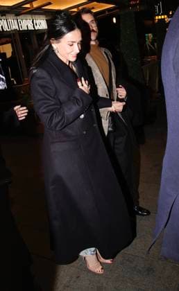 Landman Season Two UK premiere, Cineworld Leicester Square, London, UK, 16 November 2025. Demi Moore leaves the UK premiere of Landman Season Two, Cineworld Leicester Square, London, UK, 16 November 2025., Credit:Ed Avalon  Copyright: xEdx xAvalonx 1052826288