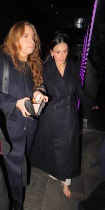 Landman Season Two UK premiere, Cineworld Leicester Square, London, UK, 16 November 2025. Demi Moore leaves the UK premiere of Landman Season Two, Cineworld Leicester Square, London, UK, 16 November 2025., Credit:Ed Avalon  Copyright: xEdx xAvalonx 1052827610
