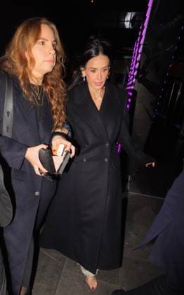 Landman Season Two UK premiere, Cineworld Leicester Square, London, UK, 16 November 2025. Demi Moore leaves the UK premiere of Landman Season Two, Cineworld Leicester Square, London, UK, 16 November 2025., Credit:Ed Avalon  Copyright: xEdx xAvalonx 1052827615