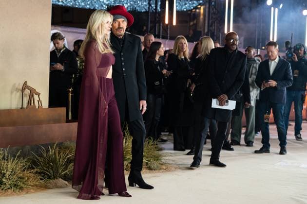 Landman Season Two UK Premiere in London - 16 Nov 2025 Ali Larter and Billy Bob Thornton attend the Landman Season Two UK Premiere at Cineworld Leicester Square. London United Kingdom Copyright: xLounisxTiarx xSOPAxImagesx _DSC2266