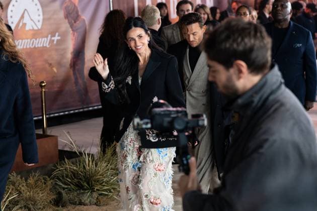 Landman Season Two UK Premiere in London - 16 Nov 2025 Demi Moore attends the Landman Season Two UK Premiere at Cineworld Leicester Square. London United Kingdom Copyright: xLounisxTiarx xSOPAxImagesx _DSC2508