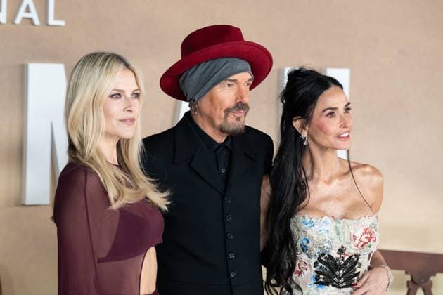 Landman Season Two UK Premiere in London - 16 Nov 2025 Ali Larter, Billy Bob Thornton and Demi Moore (R) attend the Landman Season Two UK Premiere at Cineworld Leicester Square. London United Kingdom Copyright: xLounisxTiarx xSOPAxImagesx _DSC2486