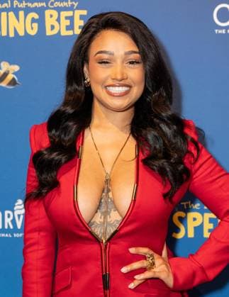 November 16, 2025, Bronx, New York, USA: American actress and singer JASMIN AMY ROGERS attends The 25th Annual Putnam County Spelling Bee opening night at New World Stages Theatre in New York. Bronx USA - ZUMAr339 20251116_znp_r339_004 Copyright: xLevxRadinx