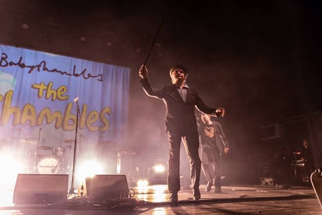 London, Babyshambles play at Brixton Academy. Pictured:(LR) Peter Doherty, Drew McConnell  Copyright: xcristinaxmasseix xipa-agency.netx xx IPA_Agency_IPA68043898