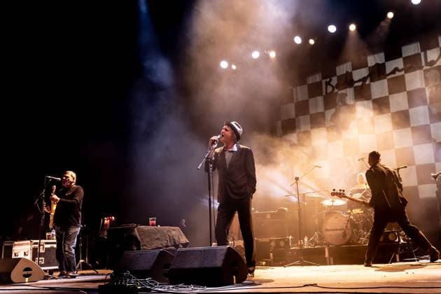 London, Babyshambles play at Brixton Academy. Pictured: (L-R) Mick Whitnall, Peter Doherty, Adam Ficek, Drew McConnell  Copyright: xcristinaxmasseix xipa-agency.netx xx IPA_Agency_IPA68043921