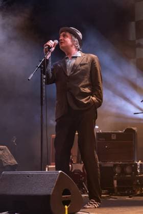 London, Babyshambles play at Brixton Academy. Pictured: Peter Doherty  Copyright: xcristinaxmasseix xipa-agency.netx xx IPA_Agency_IPA68043927