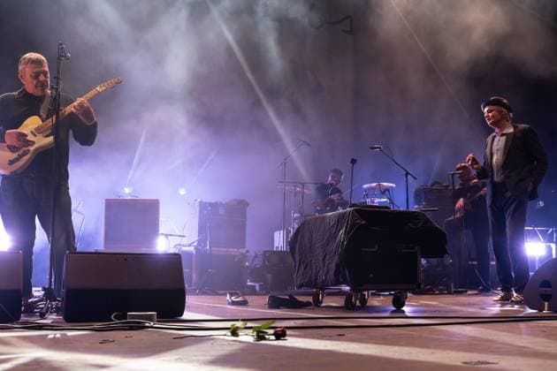 London, Babyshambles play at Brixton Academy. Pictured: (LR) Mick Whitnall, Adam Ficek, Drew McConnell, Peter Doherty  Copyright: xcristinaxmasseix xipa-agency.netx xx IPA_Agency_IPA68043940