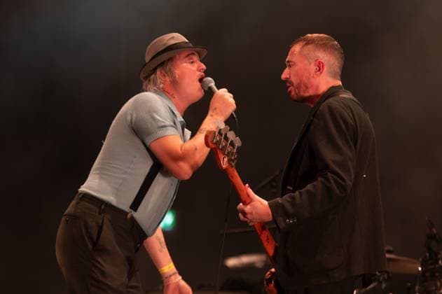 London, Babyshambles play at Brixton Academy. Pictured: (L-R) Peter Doherty, Drew McConnell  Copyright: xCRISTINAxMASSEIx xipa-agency.netx xx IPA_Agency_IPA68044066