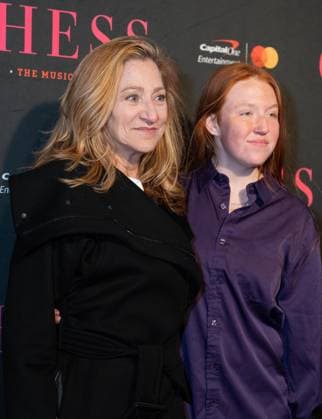November 16, 2025, Bronx, New York, USA: Edie Falco and Macy Falco attend Chess opening night on Broadway at Imperial Theatre in New York, NY on November 16, 2025 Bronx USA - ZUMAr339 20251116_znp_r339_047 Copyright: xLevxRadinx