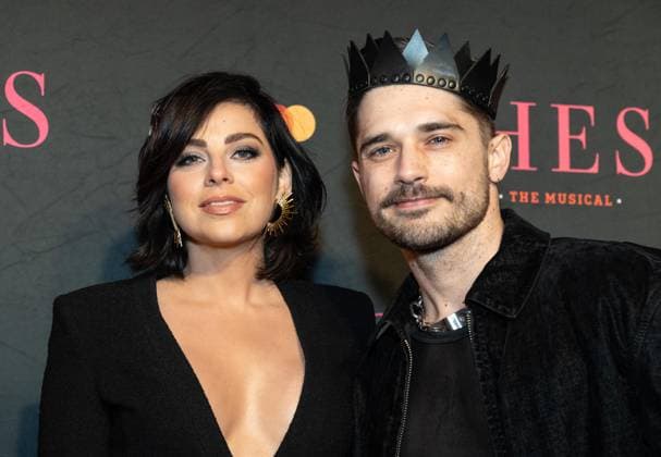 November 16, 2025, Bronx, New York, USA: Krysta Rodriguez and Andy Mientus attend Chess opening night on Broadway at Imperial Theatre in New York, NY on November 16, 2025 Bronx USA - ZUMAr339 20251116_znp_r339_068 Copyright: xLevxRadinx