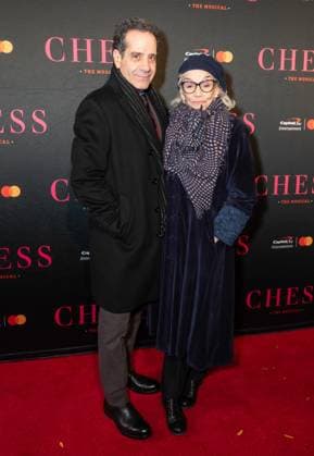 November 16, 2025, Bronx, New York, USA: Tony Shalhoub and Brooke Adams attend Chess opening night on Broadway at Imperial Theatre in New York, NY on November 16, 2025 Bronx USA - ZUMAr339 20251116_znp_r339_075 Copyright: xLevxRadinx