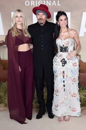 Ali Larter, Billy Bob Thornton and Demi Moore at the premiere of season 2 of the Paramount series Landman at Cineworld Leicester Square London, 16 11 2025 Foto:xS.xVasx xFuturexImagex landman_london_5172