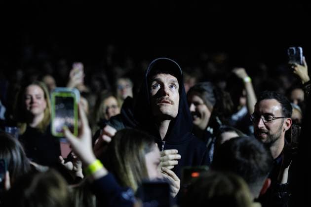 Bastille performs in Brighton, UK Brighton, UK, Bastille, Sunday 16 November 2025 at The Brighton Centre. Dan Smith vocalist pictured., Credit:Andy Sturmey Avalon United Kingdom  Copyright: xAndyxSturmeyx xAvalonx 1052865433
