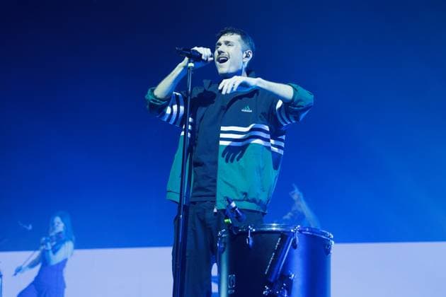 Bastille performs in Brighton, UK Brighton, UK, Bastille, Sunday 16 November 2025 at The Brighton Centre. Dan Smith vocalist pictured., Credit:Andy Sturmey Avalon United Kingdom  Copyright: xAndyxSturmeyx xAvalonx 1052865448