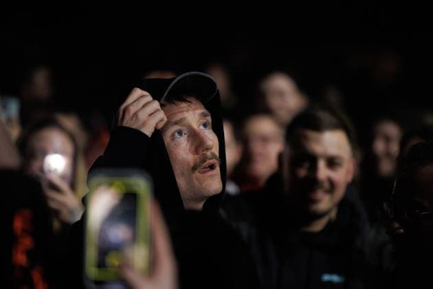 Bastille performs in Brighton, UK Brighton, UK, Bastille, Sunday 16 November 2025 at The Brighton Centre. Dan Smith vocalist pictured., Credit:Andy Sturmey Avalon United Kingdom  Copyright: xAndyxSturmeyx xAvalonx 1052865471