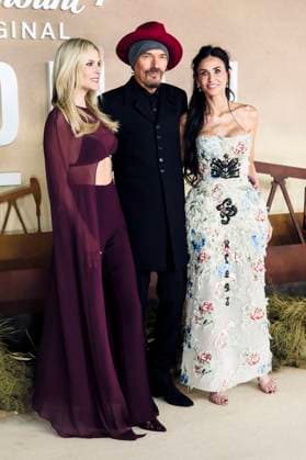 Ali Larter, Billy Bob Thornton and Demi Moore at the premiere of season 2 of the Paramount series Landman at Cineworld Leicester Square London, 16 11 2025 Foto:xJ.xEdwardsx xFuturexImagex landman_london_5224
