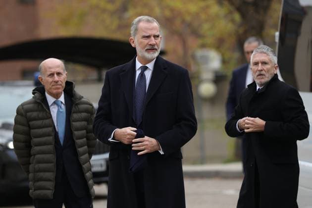 Felipe VI presides over the ceremony for the anniversary of the TEDAX NRBQ and the Central Cybercrime Unit of the National Police King Felipe VI presides, accompanied by the Minister of the Interior, Fernando Grande Marlaska, presides over the anniversary of the TEDAX NRBQ and the Central Cybercrime Unit of the National Police, on November 17, 2025, in Madrid Spain 17 NOVEMBER 2025 Alejandro Martínez Vé Spain  Copyright: xAlejandroxMartinezxVÃ lezx 7105929
