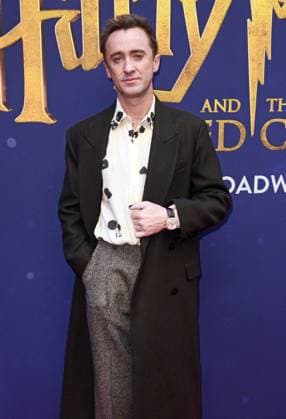 Harry Potter and the Cursed Child Harry Potter and the Cursed Child Gala Performance NYC Featuring: Tom Felton Where: NYC, New York, United States When: 17 Nov 2025 Credit: Patricia Schlein WENN NYC New York United States Copyright: xPatriciaxSchlein WENNx wenn40793801 PS3x wenn40793801