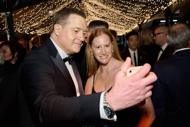 16th Governors Awards Brendan Fraser and Guest at the 16th Governors Awards in the Ray Dolby Ballroom at Ovation Hollywood on Sunday, November 16, 2025., Credit: AMPAS Avalon USA, CA, Hollywood, Ovation Hollywood  Copyright: x AMPASx xAvalonx 1052989246