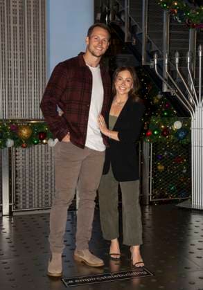 November 17, 2025, New York, New York, USA: SHAWN JOHNSON EAST and ANDREW EAST visit The Empire State Building ahead of the season finale of Fox s Special Forces: World Toughest Test in New York. 17 November 2025 New York USA - ZUMAa265 20251117_zep_a265_001 Copyright: xEricxAcquayex