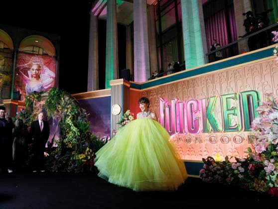 Michelle Yeoh arrives on the red carpet at the Wicked: For Good! New York Premiere at David Geffen Hall, Lincoln Center on Monday, November 17, 2025 in New York City  NYP20251117120 JOHNxANGELILLO