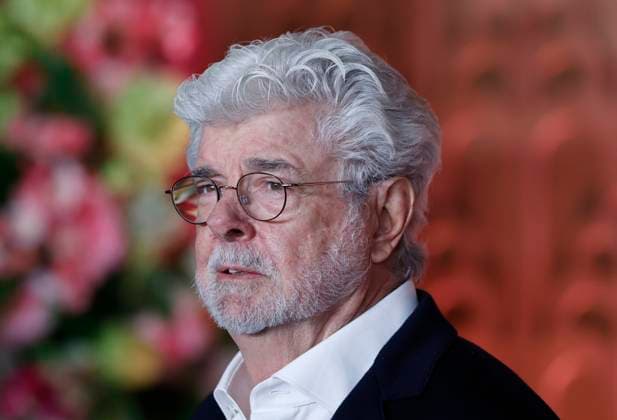 George Lucas arrives on the red carpet at the Wicked: For Good! New York Premiere at David Geffen Hall, Lincoln Center on Monday, November 17, 2025 in New York City  NYP20251117148 JOHNxANGELILLO