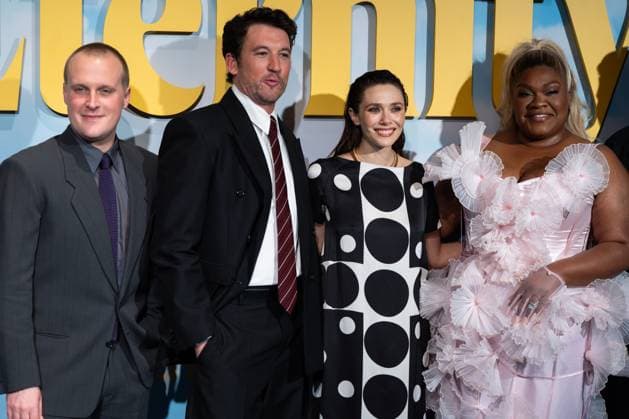 Eternity UK Premiere - Arrivals John Early, Miles Teller, Elizabeth Olsen and Da Vine Joy Randolph attend the Eternity UK Premiere at The Cinema In The Power Station, Credit:Lounis Tiar Avalon United Kingdom, London, Battersea  Copyright: xLounisxTiarx xAvalonx 1053016295