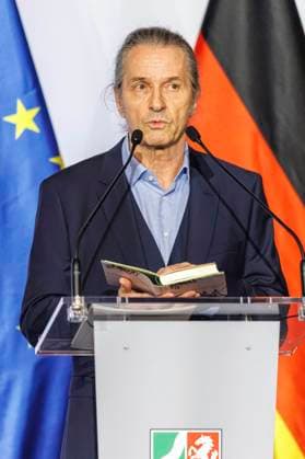 Ralf Rothmann bei der Verleihung des Kunstpreises des Landes Nordrhein-Westfalen 2025 an Ralf Rothmann. Düsseldorf, 17.11.2025 Foto:xO.xLangelx xFuturexImagex kunstpreis_5102
