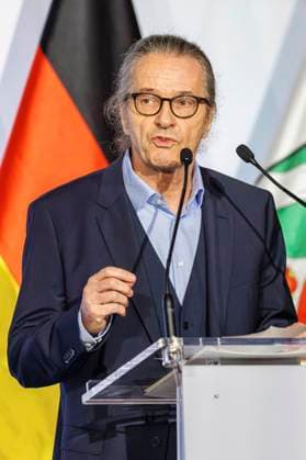 Ralf Rothmann bei der Verleihung des Kunstpreises des Landes Nordrhein-Westfalen 2025 an Ralf Rothmann. Düsseldorf, 17.11.2025 Foto:xO.xLangelx xFuturexImagex kunstpreis_5103