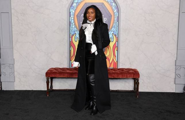 Los Angeles Premiere Of Netflix s Wake Up Dead Man: A Knives Out Mystery 17 November 2025 . Los Angeles, California - Janelle Monae At Los Angeles Premiere Of Netflix s Wake Up Dead Man: A Knives Out Mystery held at The Academy Museum of Motion Pictures in Los Angeles., Credit:Sadou Faye Avalon United States, CA, Los Angeles, Academy Museum of Motion Pictures  Copyright: xSadouxFayex xAvalonx 1053063106