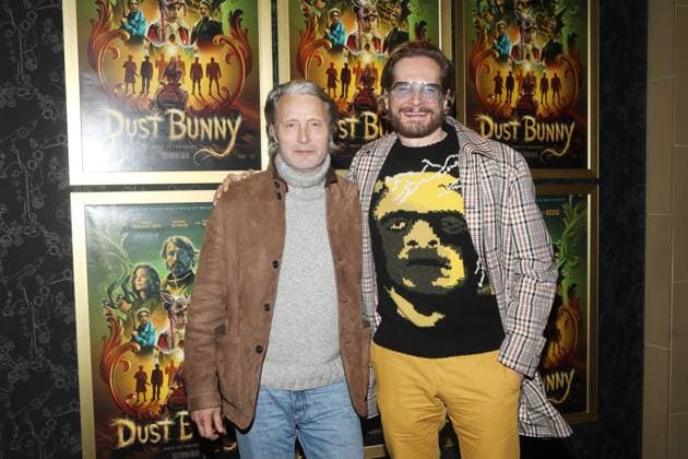 Dust Bunny New York Special Screening Dust Bunny New York Special Screening Held at Alamo Drafthouse Brooklyn New York Featuring: Mads Mikkelsen, Bryan Fuller Where: New York, New York, United States When: 17 Nov 2025 Credit: Udo Salters WENN New York New York United States Copyright: xUdoxSalters WENNx wenn40794409 DS7x wenn40794409