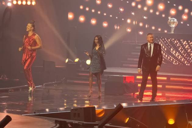 Lets DanceLive The Tour 2025 Jorge Gonzales, Joachim Llambi, Motsi Mabuse at the live show Lets Dance on 17 11 2025 in the Festhalle Frankfurt Frankfurt Festhalle Hessen