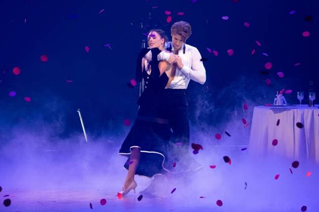 Lets DanceLive The Tour 2025 Taliso Engel and Patricija Ionel at the live show Lets Dance on 17 11 2025 in the Festhalle Frankfurt Frankfurt Festhalle Hessen