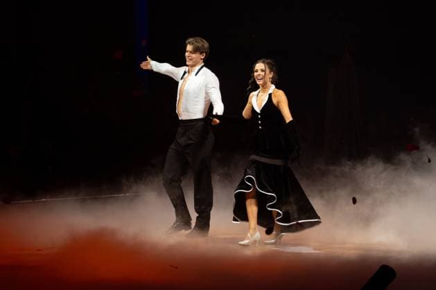 Lets DanceLive The Tour 2025 Taliso Engel and Patricija Ionel at the live show Lets Dance on 17 11 2025 in the Festhalle Frankfurt Frankfurt Festhalle Hessen