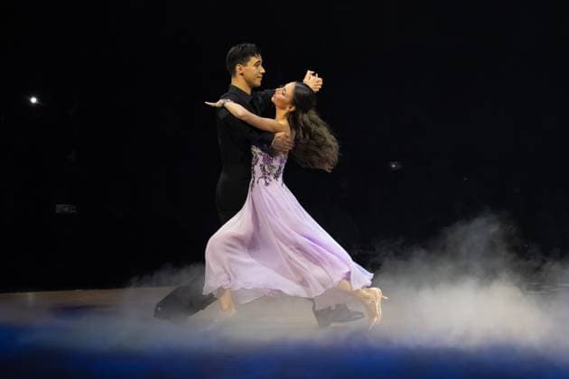 Lets DanceLive The Tour 2025 Diego Pooth and Ekaterina Leonova at the live show Lets Dance on 17 11 2025 in the Festhalle Frankfurt Frankfurt Festhalle Hessen