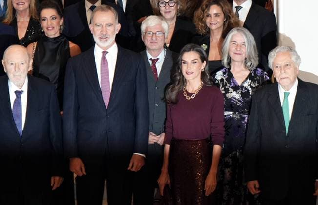 King Felipe VI and Queen Letizia attending 42 edition of Francisco Cerecedo awards in Madrid on Tuesday, 18 November 2025. Cordon Press 