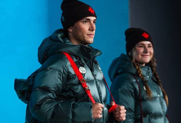 November 18, 2025, Toronto, On, Canada: Athletes model LululemonöÄÃ s new Team Canada uniforms for the Milano Cortina 2026 Winter Olympics, in Toronto, Tuesday, Nov. 18, 2025. Toronto Canada  - ZUMAc35_ 20251118_zaf_c35_049 Copyright: xLauraxProctorx