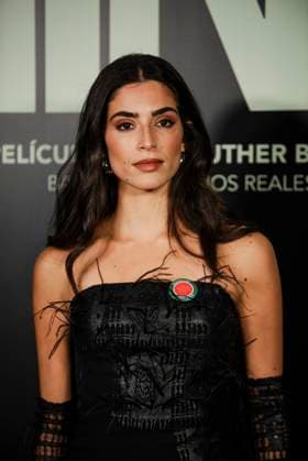 Premiere of The Voice of Hind Actress Saja Kilani poses during the red carpet for the film The Voice of Hind, at the Palacio de la Prensa, on November 18, 2025, in Madrid Spain The film chronicles the harrowing wait of a six-year-old Palestinian girl, trapped in a car under fire in Gaza, as the Red Crescent tries to rescue her, The film focuses on the drama of the calls for help and the helplessness of those who try to help her, without showing explicit violence 18 NOVEMBER 2025 PREMIERE FILM PRESENTATION CINE GAZA Madrid Madrid Spain  Copyright: xMateoxLanzuelax 7109743