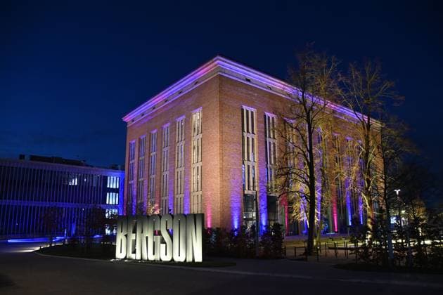 Exterior photo BERGSON,Overview,Building,Location Bavarian Art Award 2025 on 18 11 2025 at the Bergson Kunstkraftwerk in Munich