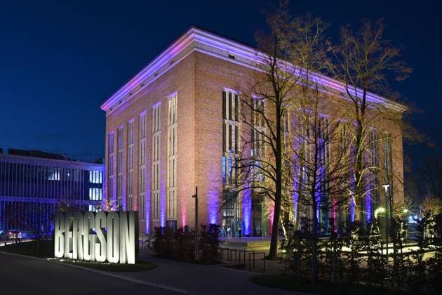 Exterior photo BERGSON,Overview,Building,Location Bavarian Art Award 2025 on 18 11 2025 at the Bergson Kunstkraftwerk in Munich
