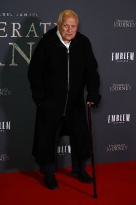Desperate Journey London Premiere at the Odeon Luxe in Leicester Square, London, England. Steven Berkoff at the Desperate Journey London Premiere at the Odeon Luxe in Leicester Square, London, England. London Odeon Luxe, Leicester Square UK Copyright: xFredxDuvalx