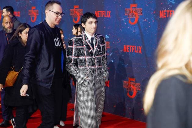 Premiere of Stranger Things season 5 in Berlin Berlin, 18 11 2025 Finn Wolfhard at the premiere of Stranger Things season 5 in Berlin Berlin Copyright: xMatthiasxGränzdörferx