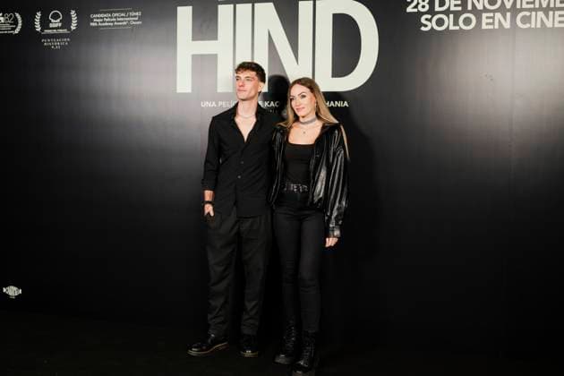 Premiere of La voz de Hind Journalist Marta Riesco poses during the red carpet of the film La voz de Hind, at the Palacio de la Prensa, on November 18, 2025, in Madrid Spain The film narrates the anguished wait of a six-year-old Palestinian girl trapped in a car under fire in Gaza, while the Red Crescent tries to rescue her, trapped in a car under fire in Gaza, while the Red Crescent tries to rescue her The film focuses on the drama of the calls for help and the helplessness of those who try to help her, without showing explicit violence 18 NOVEMBER 2025 PREMIERE FILM PRESENTATION CINEMA GAZA Madrid Madrid Spain  Copyright: xMateoxLanzuelax 7109947