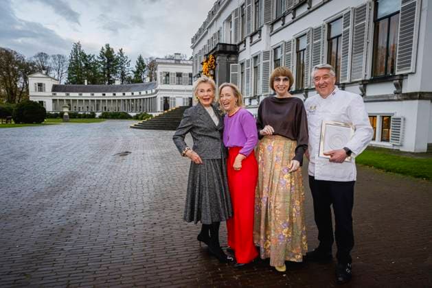 18-11-2025 Baarn Princess Margarita with Robert van Beckhoven, Maya Meijer and Nicole Uniquole attended the opening of the exhibition Taste of Soestdijk (Smaak van Soestdijk ), A Journey Through the Royal Kitchen, about the Royal kitchen at palace Soestdijk in Baarn. Â  Copyright: xPPEx