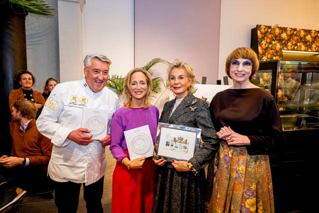 18-11-2025 Baarn Princess Margarita with Robert van Beckhoven, Maya Meijer and Nicole Uniquole attended the opening of the exhibition Taste of Soestdijk (Smaak van Soestdijk ), A Journey Through the Royal Kitchen, about the Royal kitchen at palace Soestdijk in Baarn. Â  Copyright: xPPEx